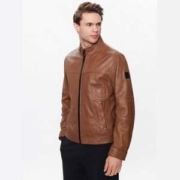 BOSS Hugo Boss 雨果·博斯 Josep2 男士山羊皮机车夹克50482227