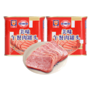 京东特价app:上海梅林 午餐肉罐头 美味两罐装 火锅搭档340g*2罐*2件