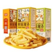 嘟嘟薯 鲜脆原切薯条90g*3盒