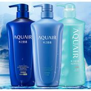 AQUAIR 水之密语 净润臻养系列洗护沐套装 (倍润型洗发露600ml+护发素+海盐弹润紧致沐浴露600ml)