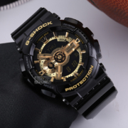 CASIO 卡西欧 G-SHOCK系列 男生石英腕表 GA-110GB-1A