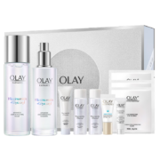 预售：OLAY 玉兰油 小白瓶美白水乳 6件套装礼盒(乳液+爽肤水精华)