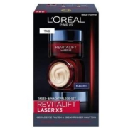 L'Oréal Paris 欧莱雅 Revitalift Laserx3 复颜光学紧致嫩肤去皱 日霜+晚霜套装50mL*2瓶
