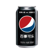 限地区、概率劵：百事可乐 无糖常规罐 330ml*24罐 整箱装*2件