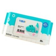 可爱多 孕妇湿厕纸400片 80抽*5包