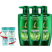 88VIP：L'OREAL PARIS 巴黎欧莱雅 茶树精油洗发露 500ml*3 （赠洗发露100ml*2）
