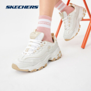 PLUS会员：Skechers 斯凯奇 女士休闲鞋老爹鞋 66666214-WNT