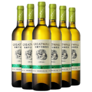 GREATWALL 长城葡萄酒 长城 经典系列 绿标霞多丽干白葡萄酒 750ml*6瓶