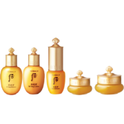 WHOO 后 拱辰享小样5件套（水20ml+乳20ml+精华10ml+眼霜4ml+霜10ml）*3件