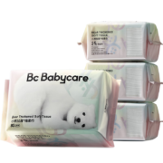 plus会员：babycare婴儿绵柔巾干湿两用80抽-4包*3件