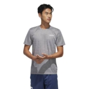限尺码：adidas 阿迪达斯 M D2M HE TEE 男子运动T恤 FL0326