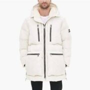 Tommy Hilfiger 汤米·希尔费格 男式加厚羊羔绒连帽派克大衣