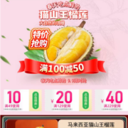 即享好券：京东 满129-20/229-40元 自营生鲜品类券