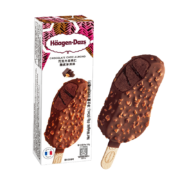 概率券：哈根达斯（Haagen Dazs）巧克力扁桃仁口味 脆皮条69g支雪糕京东冷链配送*5件
