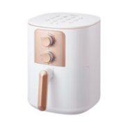 双钮旋转调节！Midea 美的 MF-KZ40Q4-403 空气炸锅 米白