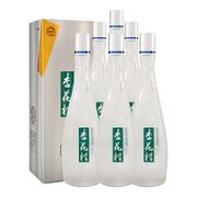 汾酒 杏花村山西汾酒53度白酒 475mL*6瓶鲲鹏有志（赠酒具和3个礼袋）