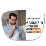 PLUS会员：winsee 万新 1.60 MR-8超薄防蓝光镜片*2片+超轻钛架多款