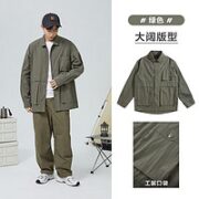 太平鸟男装 男生工装夹克 BWBCC3630