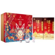 88VIP：泸州老窖 六年窖头曲 瑞兔呈祥 52%vol 浓香型白酒 500ml*2瓶 礼盒装