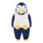皮偌乔 宝宝加厚保暖连体衣 59cm