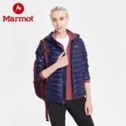 低过双11！Marmot 土拨鼠 Highlander 女士700蓬轻薄款连帽羽绒服 V79360