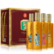 概率券：五粮液股份 圣酒 醇品金樽 浓香型 52度 500ml*4瓶