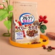 临期：Calbee 卡乐比 可可莓莓减少糖麦片 600g*2袋