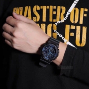 CASIO 卡西欧 G-SHOCK 男士运动石英表 GA-100-1A2DR