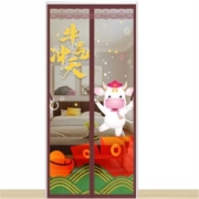 夕资 全磁条防蚊纱门帘家用免打孔