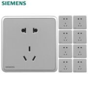 SIEMENS 西门子 灵蕴系列 五孔插座 10只装