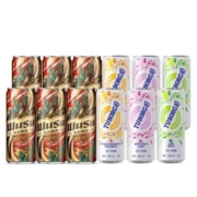 乌苏啤酒 绝世楼兰330ml*6罐+果味气泡酒330ml*6罐