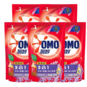 有效除菌！OMO 奥妙 3合1洗衣液  500g*5袋