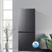 PLUS会员！Haier 海尔 BCD-405WLHTDD5DYU1 十字对开门冰箱 405L