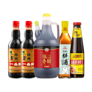 吉得利 调味料组合套装*4件（蚝油*1+酱油500ml*2+料酒500ml+香醋800ml