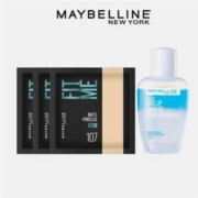 天猫U先：美宝莲  fitme PRO粉底液1ml*3+眼唇卸40ml