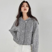 再降价：DUIBAI 对白 女士海军领短款外套 CDW010