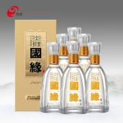 6日10点、PLUS会员：今世缘 淡雅国缘 42%vol 浓香型白酒 500ml*6瓶 整箱装