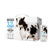 PLUS会员：MODERN FARMING 现代牧业 全脂纯牛奶 200ml×12包