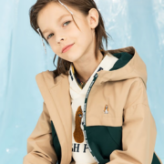 PLUS会员！Hush Puppies 暇步士 儿童风衣外套