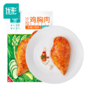 临期特价！国家队运动员备战保障产品，优形 沙拉鸡胸肉（烧烤味）100g*12袋