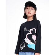 Annil 安奈儿 女童圆领长袖T恤