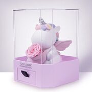 誓爱 永生花独角兽 礼物玫瑰花