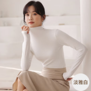舒适面料！BONAS 宝娜斯 女士半高领打底衫 DDS001