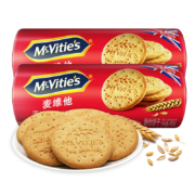 英国进口 麦维他 全麦粗粮消化饼干 400g