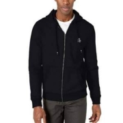 库存浅，Original Penguin 企鹅牌 男士长袖拉链连帽卫衣