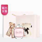 限量：蔻驰 纽约女士淡香水套装礼盒 香水30ml+丝巾+毛巾熊+精美礼盒