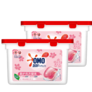 除菌除螨祛异味！OMO 奥妙 洗衣凝珠 50颗*2盒 樱花甜香