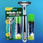 吉列（Gillette）剃须刀 威锋超值组合装（1刀架1刀头+50g须泡）