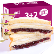 京东特价app：千丝3+2紫米面包整箱400g 奶酪吐司黑米夹心