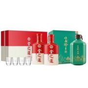 PLUS会员：舍得 舍之道 50%vol 浓香型白酒 500ml*2瓶 礼盒装 赠小角楼青韵1500ml+赠沱牌 小角楼 青韵 纯粮浓香型52度白酒 1.5L